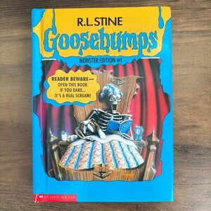 ** R.L. Stine GOOSEBUMPS Monster Edition #1 Hardcover Book 3 STORIES 1995 **